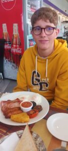 Primera comida del día- desayuno irlandés