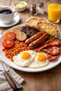 primera comida del día- desayuno irlandés