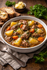 guisado irlandés o Irish Stew- una comida muy popular